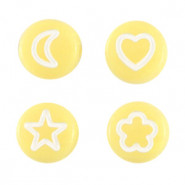 Acrylic beads Icon mix Yellow